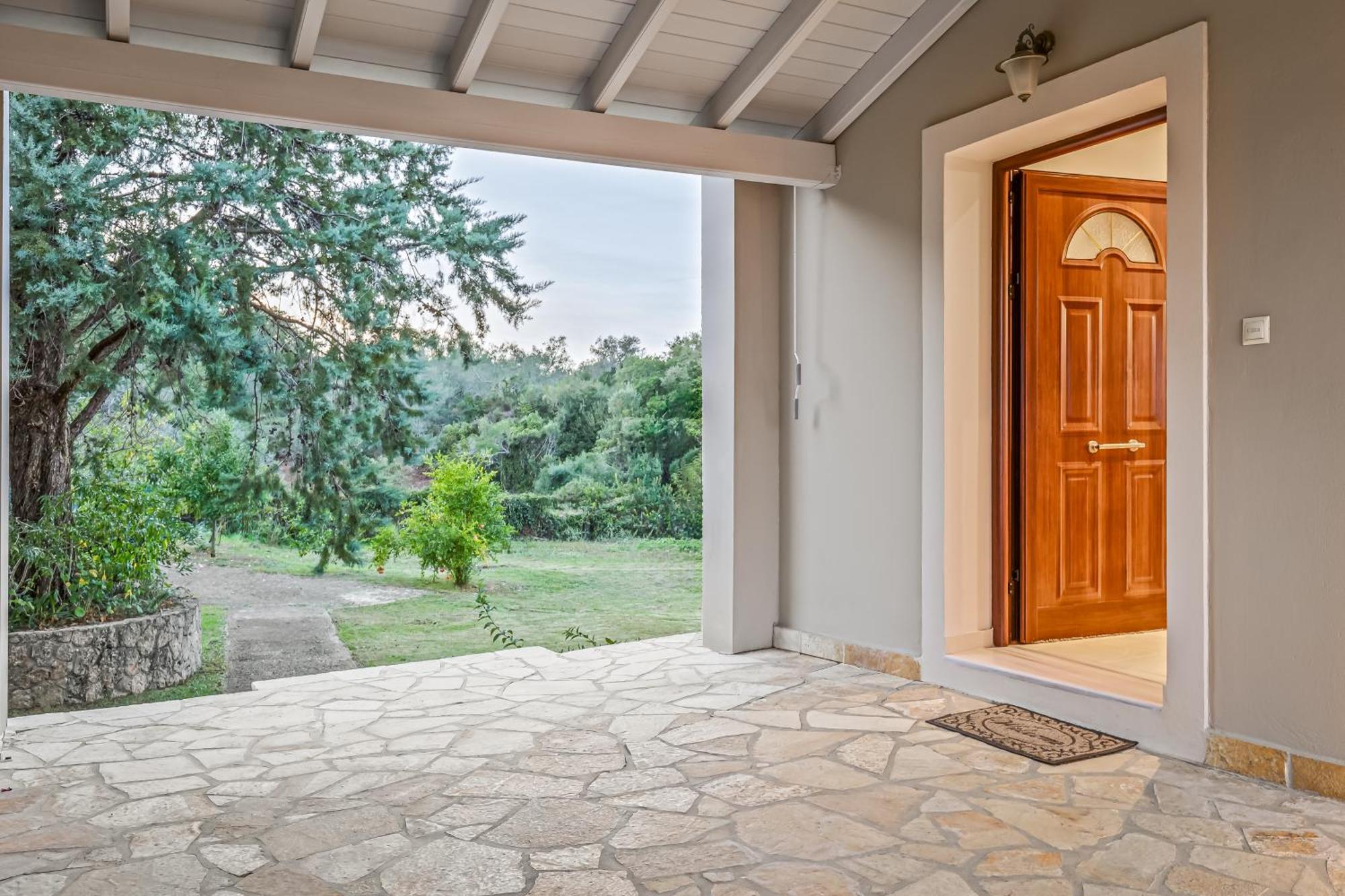 Villa Olivia Corfu - Amazing Sea-View 3 Bedroom Villa With A Pool Gazatika Exterior photo