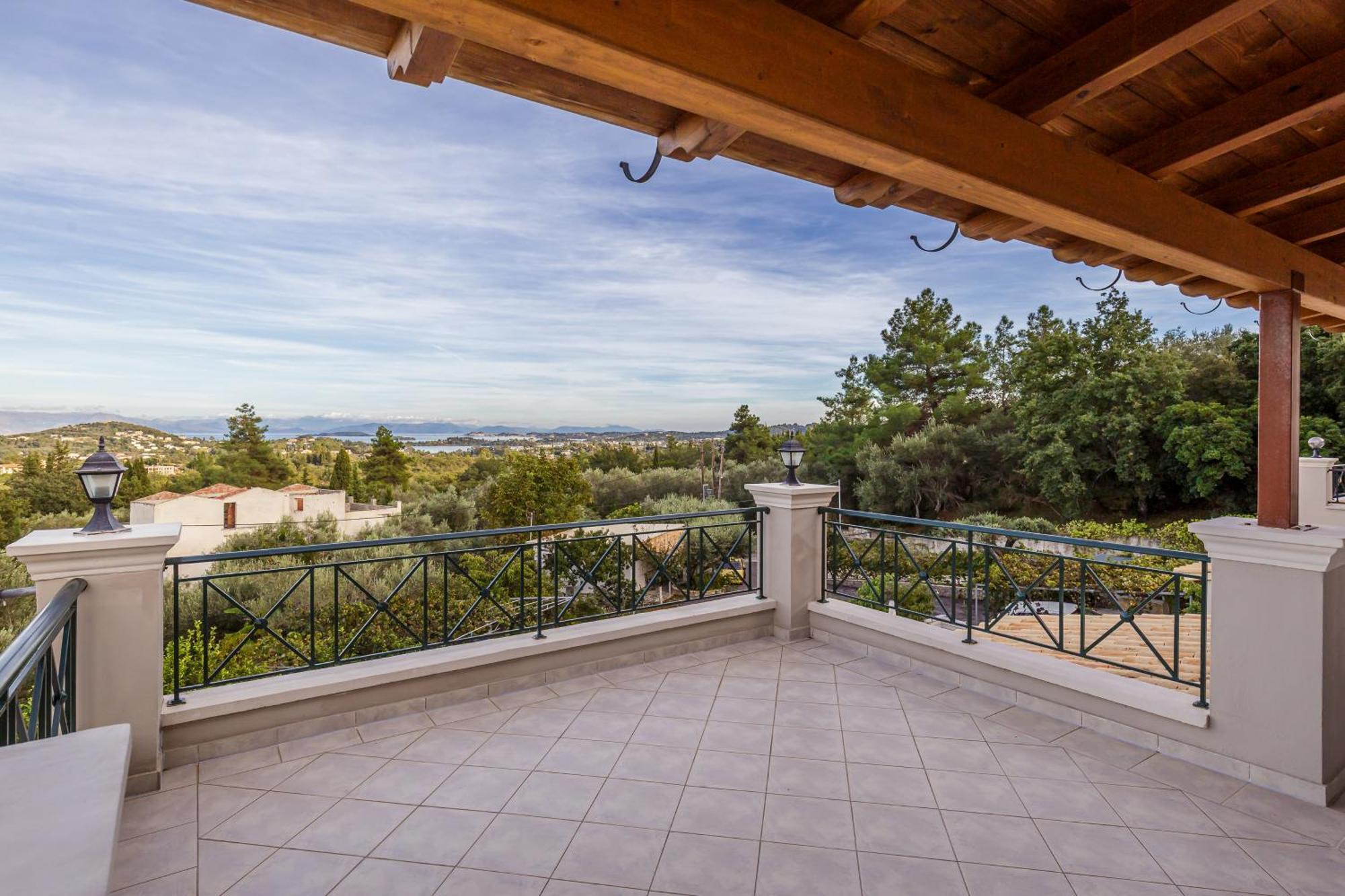 Villa Olivia Corfu - Amazing Sea-View 3 Bedroom Villa With A Pool Gazatika Exterior photo