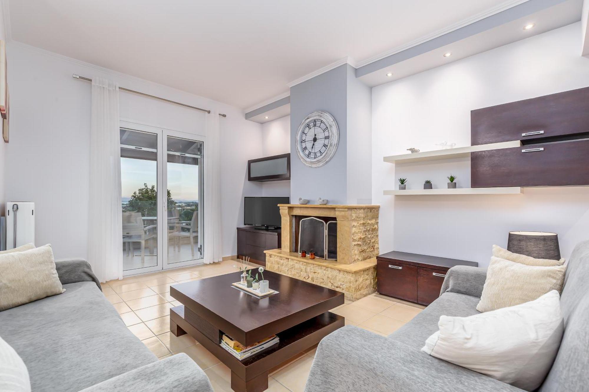 Villa Olivia Corfu - Amazing Sea-View 3 Bedroom Villa With A Pool Gazatika Exterior photo