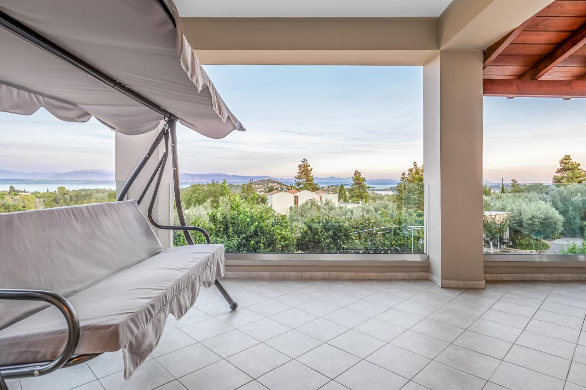 Villa Olivia Corfu - Amazing Sea-View 3 Bedroom Villa With A Pool Gazatika Exterior photo