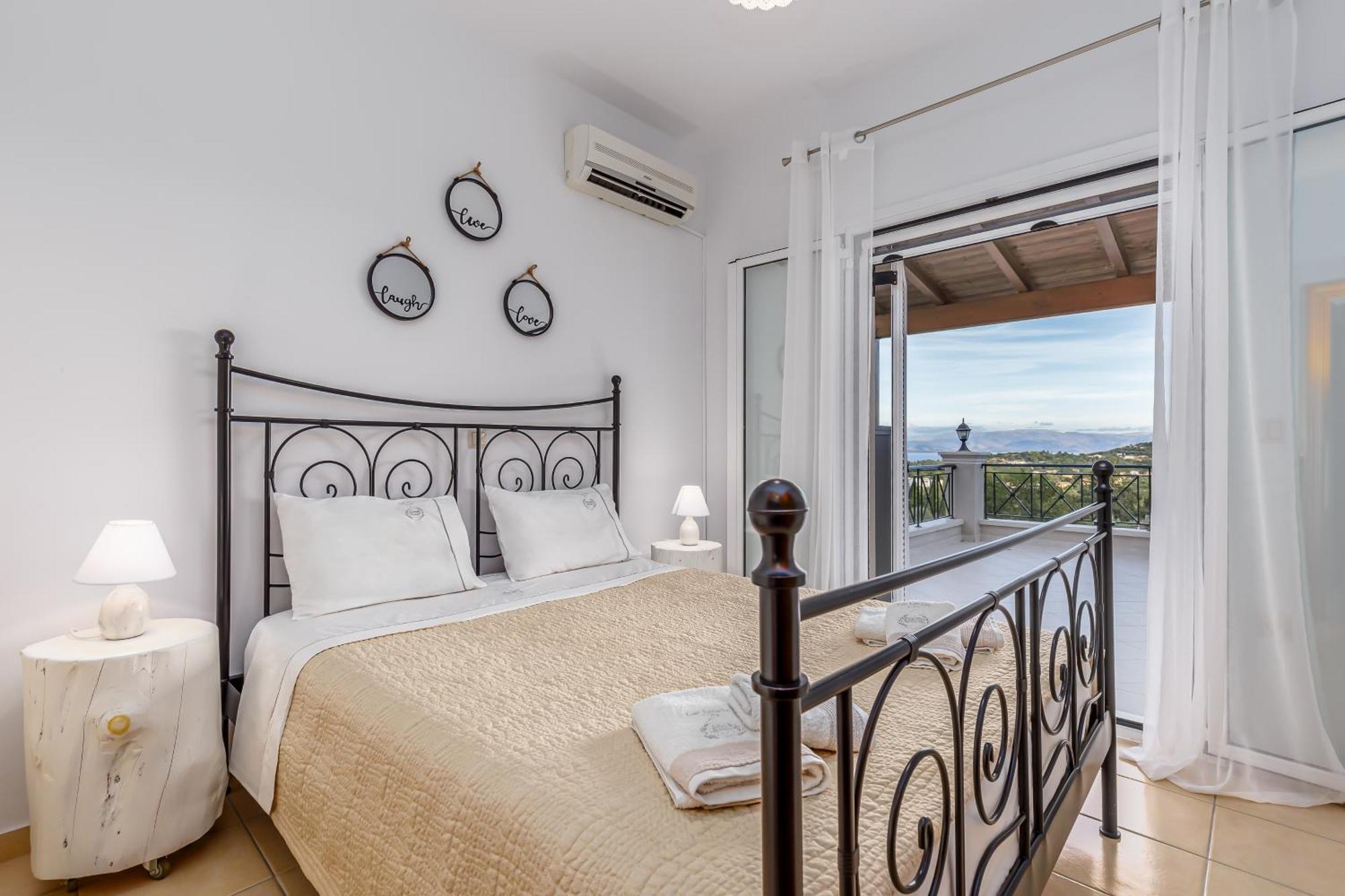 Villa Olivia Corfu - Amazing Sea-View 3 Bedroom Villa With A Pool Gazatika Exterior photo