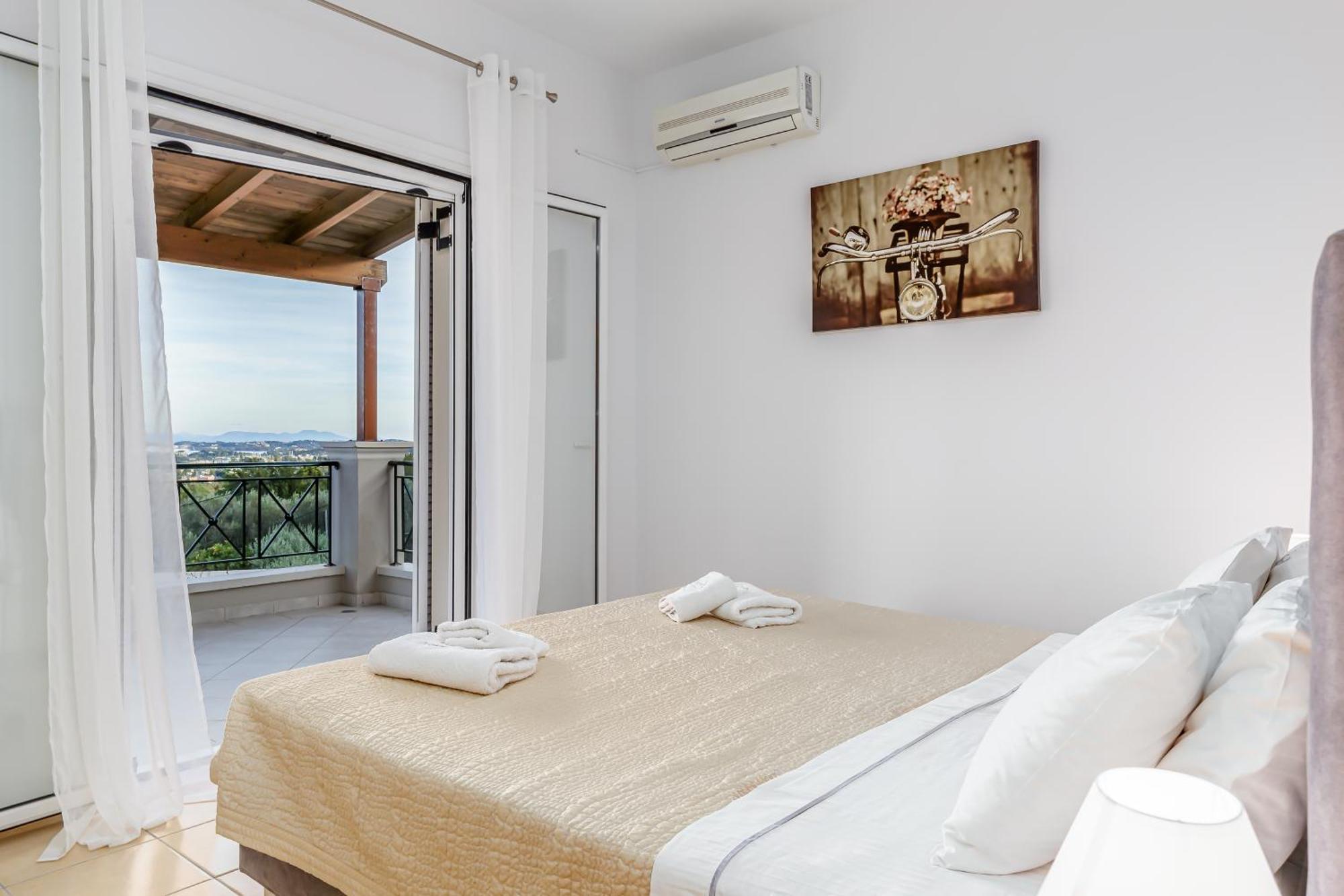 Villa Olivia Corfu - Amazing Sea-View 3 Bedroom Villa With A Pool Gazatika Exterior photo